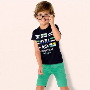 Pantalón Básico Corto Verde Niño. Mayoral.