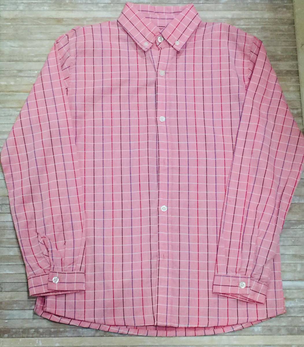 Camisa Cuadros Rosa Manga - Lalazada