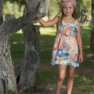 Vestido Niña Estampado. José Varón