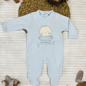 Pijama Pelele Azul Búho