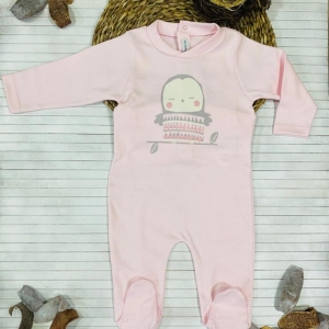 Pijama Pelele Rosa Búho