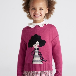 Jersey Niña Muñeca Frambuesa. Mayoral