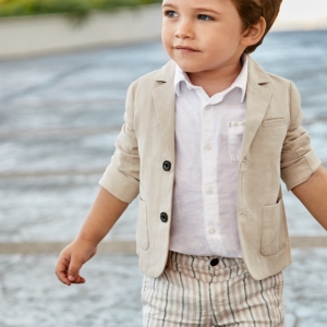 Conjunto 2 piezas de Bermuda y Camisa Con Lino. Mayoral