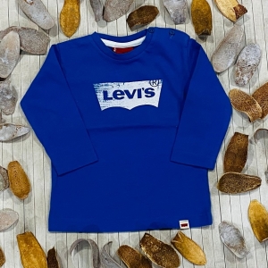 Camiseta Bebé Niño Azul Original. Levi's