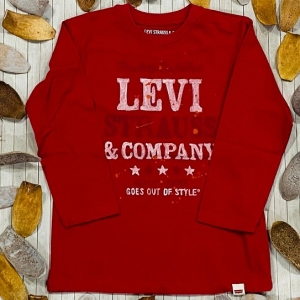 Camiseta Roja Bebé Niño & Company. Levi's