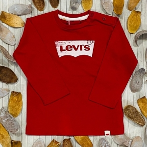Camiseta Bebé Niño Roja Original. Levi's