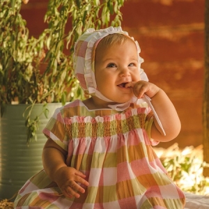 Vestido 3 Piezas FAMILIA CUADROS. Cocote