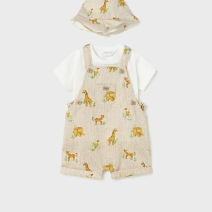 Conjunto 3 Piezas Estampado Safari. Mayoral