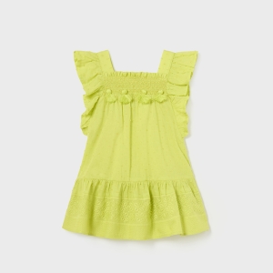 Vestido Plumeti Volantes Lima. Mayoral