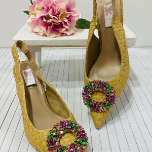 Zapato Salón Rafia