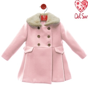 Abrigo Infantil Paño Rosa. Del Sur