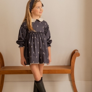 Vestido Infantil HOJAS. Pilar Batanero
