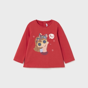 Camiseta Muñeca Roja. Mayoral