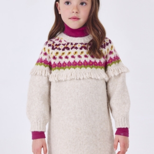 Vestido Motivo Jacquard Arena. Mayoral