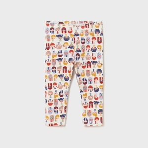 Legging Estampado Better Cotton Garbanzo. Mayoral
