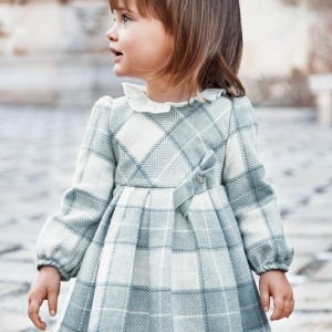Vestido Estampado Cuadros Bluebell. Mayoral