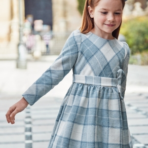 Vestido Cuadros Bluebell. Mayoral