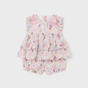 Conjunto Short Flores Dalia. Mayoral
