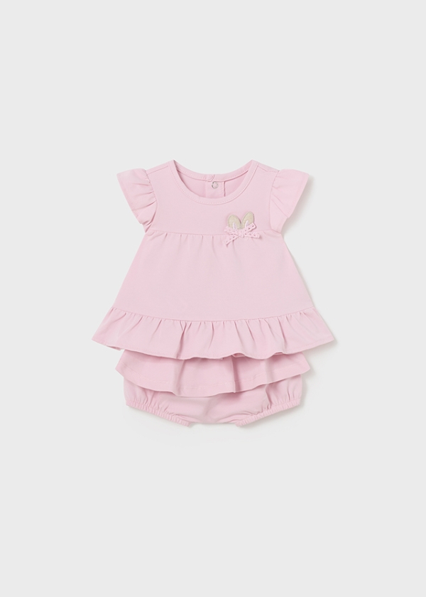 Conjunto 4 Piezas Conejito Rosa Baby. Mayoral - Imagen 3