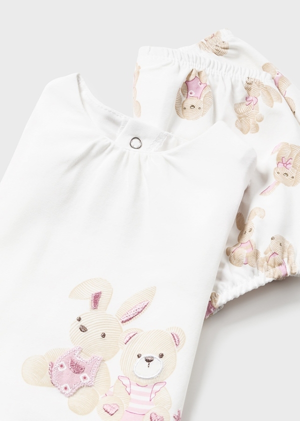 Conjunto 4 Piezas Conejito Rosa Baby. Mayoral - Imagen 5