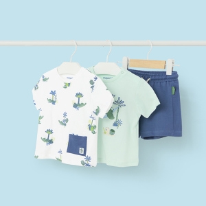 Conjunto Punto 3 Piezas Print Aqua. Mayoral