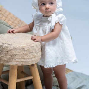 Vestido Bordado COLECCIÓN BEBÉ SUAVE. José Varón