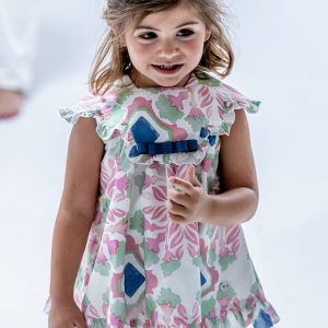 Vestido 2 Piezas FAMILIA ESTAMPADA. José Varón