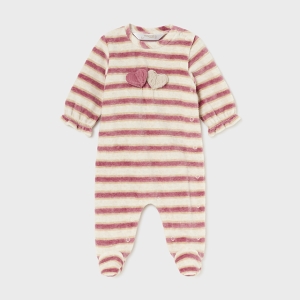 Pijama Tundosado Rayas Rosado. Mayoral