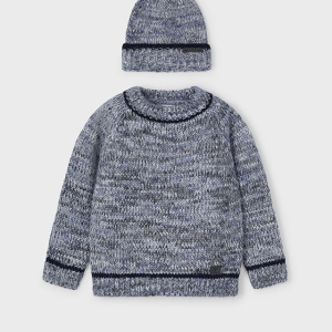 Conjunto Jersey Gorro Espiga. Mayoral