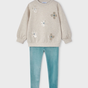 Conjunto Legging Y Sudadera Lentejuelas. Mayoral