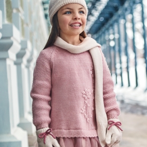 Vestido Tricot Combinado. Mayoral