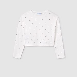 Camiseta Manga Larga Tachuelas. Mayoral