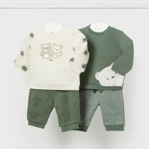 Conjunto 4 Piezas Combinado Osito. Mayoral