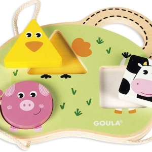 Puzle 3 Piezas Animales Granja. GOULA