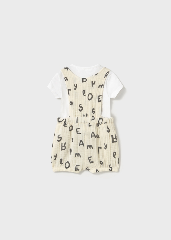 Conjunto Peto Bambula Letras. Mayoral - Imagen 2