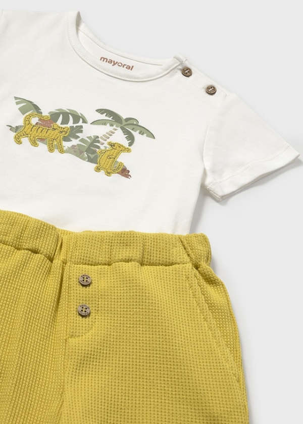 Conjunto Punto Jungla  Oro. Mayoral - Imagen 3