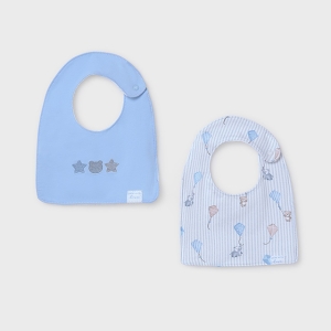 Set 2 Baberos Impermeables Azul Cielo. Mayoral