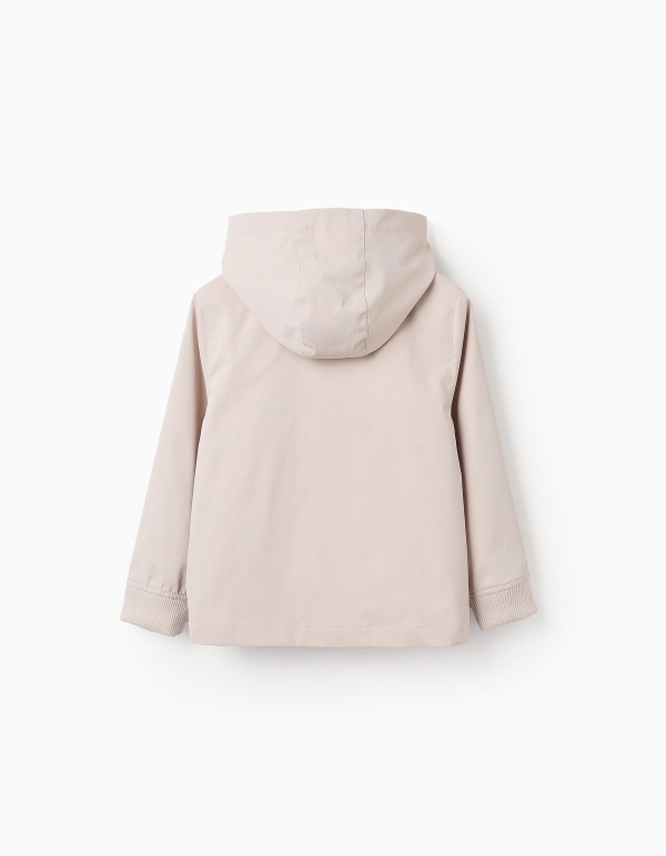 Chaqueta Capucha Desmontable Beige. Zippy - Imagen 3