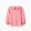 Camiseta Cuello De Volantes Rosa. Zippy - Imagen 2