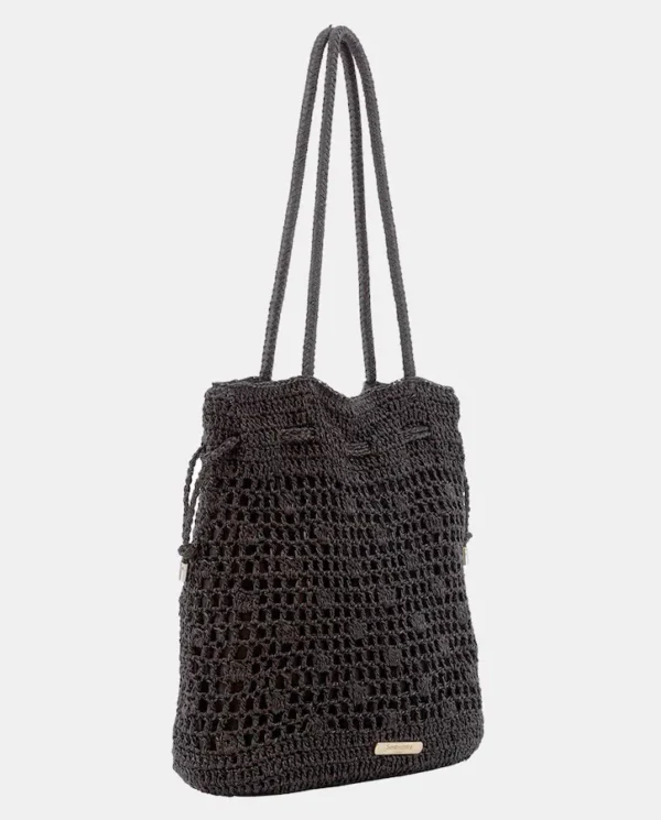 Bolso Shopper Negro JACQUELINE - Imagen 2