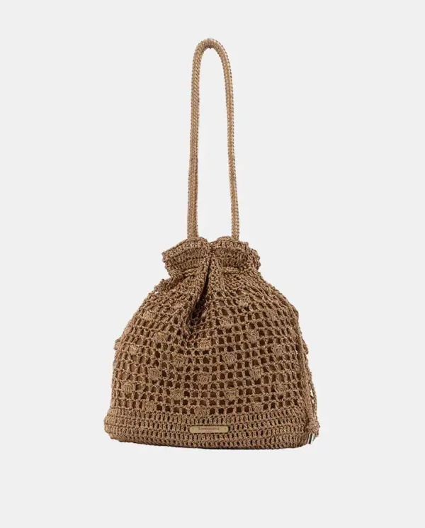 Bolso Shopper Oro JACQUELINE - Imagen 2