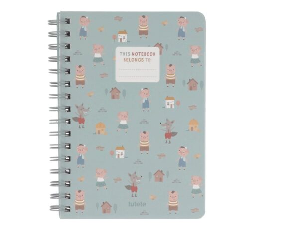 Libreta Escolar The Three Little Pigs. Tutete
