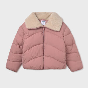 Chaquetón Cuello Borrego Colorete. Mayoral