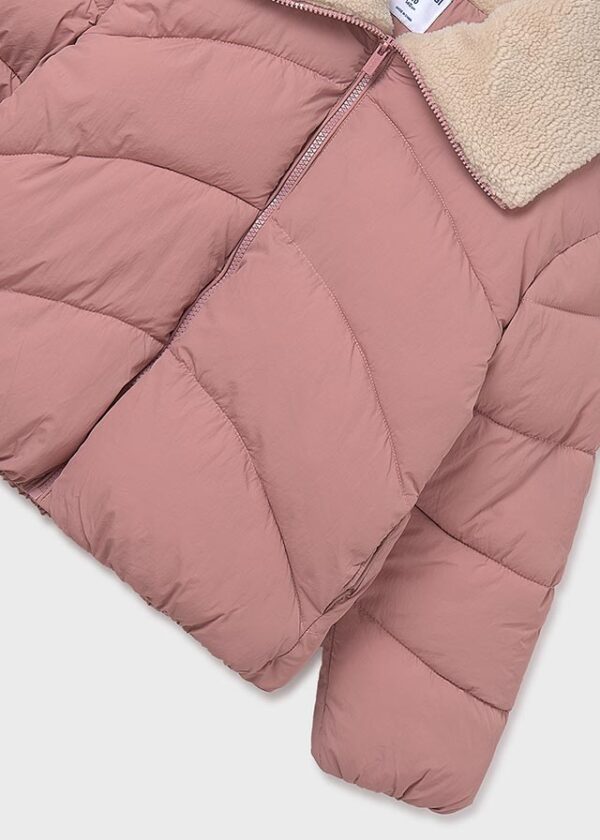 Chaquetón Cuello Borrego Colorete. Mayoral - Imagen 3
