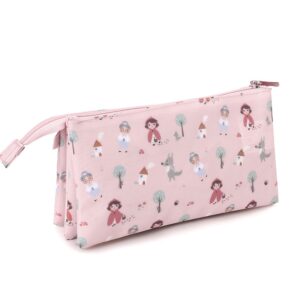 Estuche 3 Compartimentos Little Red Personalizable. Tutete