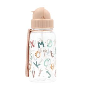 Botella Plástico Funny Letters Personalizable. Tutete