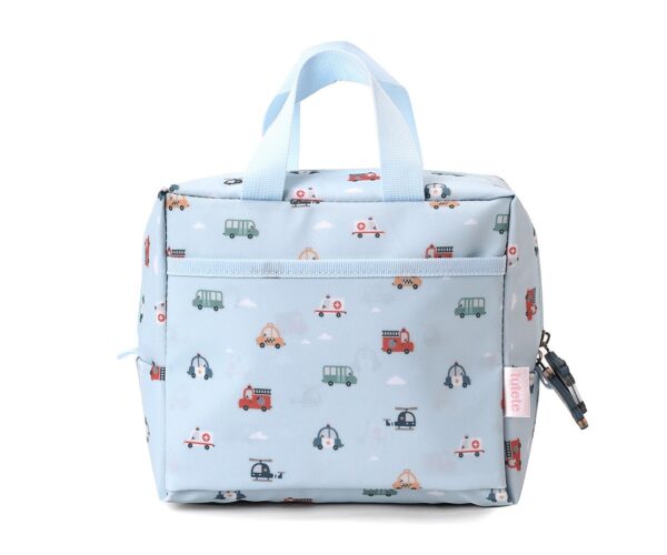 Bolsa Merienda Térmica City Cars Personalizable. Tutete