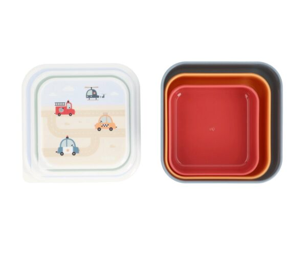 3 Cajas Almuerzo City Cars. Tutete - Imagen 3