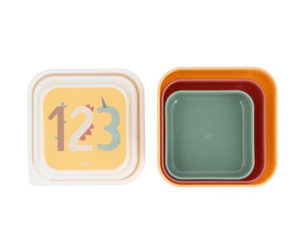 3 Cajas Almuerzo Funny Letters. Tutete - Imagen 2