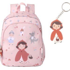 Mochila Mediana Little Red + Llavero Personalizable. Tutete